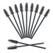GCQQ 50PCS Mascara Wands Disposable Eyelash Eyebrow Spoolie Brush for Makeup Eyelash Extensions(Black) Black 50PCS