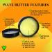Veeta Superior Wave Butter - 360 Wave Grease for Men | Maximum Shine, Non Greasy Formula | Softens & Conditions with Shea & Tangerine Butter | No Buildup Wave Cream (4 oz) - Buy Online on GoSupps.com