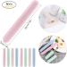 YiliYa 8 Pieces Toothbrush Case - Portable Travel Toothbrush Container & Family Organizer - Durable Plastic Storage Box - Buy Online on GoSupps.com