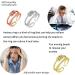 NSJDDWN Magnetic Bracelet Ring Earrings Set for Women - Lymph Detox, Anxiety Relief, Acupressure Jewelry in Silver - Buy Online on GoSupps.com