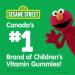 Sesame Street Brilliant Omega-3 Kids Gummy with DHA by Webber Naturals 120 Gummies For Children Age 3 and Up - Buy Online on GoSupps.com