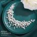 Unicra Pearl Bride Wedding Hair Vine Silver Rhinestone Hair Accessories Bridal Headband Headpiece for Women and Bridesmaid - Buy Online on GoSupps.com