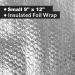 Oasis Supply Pre-Cut Insulated Foil Sandwich Wrap Sheets - 9 x 12 - 250 Count - Buy Online on GoSupps.com