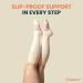 Gripjoy Compression Socks for Women and Men - Pregnancy Compression Socks - Small-Medium Orange/Pink (1 Pair) - Buy Online on GoSupps.com