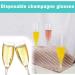 KBG 40 Pack 5 Oz Disposable Plastic Champagne Flutes | Mimosa Bar Glasses | Transparent 30 Pack-2 - Buy Online on GoSupps.com