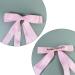 2 Pack Hair Bows for Women Pink Bow Hair Clips French Barrette with Long Silky Satin Hair Ribbons for Women Girls(Light Pink) - Buy Online on GoSupps.com