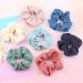 IVARYSS 12 PCS Cute Twill Fabric Hair Scrunchies for Girls and Women - Premium Elastic Bands Ponytail Holders in Color A - Buy Online on GoSupps.com