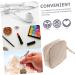FOYTOKI Mini Makeup Bag - Multifunction Portable Tampon Holder - Reusable Period Bag - Beige 13x13cm - Buy Online on GoSupps.com