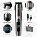 Brightup Beard Trimmer for Men - Electric Razor & Shaver Cordless Hair Clippers Trimmers Set IPX7 Waterproof Mens Grooming Kit for Shaving Face Mustache Body Ear Nose Hair Trimmer Gifts for Men Black - Buy Online on GoSupps.com