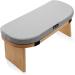 Prajna Bamboo Meditation Bench with Cushion and Carry Bag - Gray - Buy Online on GoSupps.com