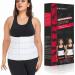 Abdominal Binder Lower Waist Support Belt - Abdominal Brace Post-Surgical Compression Wrap for Men and Women (45" - 60") 4 PANEL - 12" Large/X-Large 4 Panel - 12" High