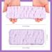 3-Piece Spa Face Headband Set for Women - Make-Up & Washing - Yoga Sport & Shower Use - Elastic Head Wraps in Light Orange Purple & Green - Buy Online on GoSupps.com