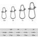 Dr.Fish 50 Pack Stainless Steel Crankbait Snaps - Quick Change Fishing Clips - Bass Fishing Lure Snaps - 50 Pack - Buy Online on GoSupps.com