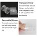Freeorr Clear Silicone Nail Art Stamper Set - 4 Different Shapes with Scrapers for Manicure - Transparent Jelly Stamping Tools - Buy Online on GoSupps.com
