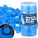 Graham Products 450 pieces in the dark glowing stones |Use indoors and outdoors |For children from 6 yearsDriven by sunlight - blue blue shines blue 450 pieces (1 piece)