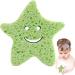 Bath Sponge for Kids Wood Pulp Sponge Soft Bath Sponges | Shower Sponge Dead Skin Remover Cute Shower Brush Bath Supplies for Toddler Kids Baby Green - Buy Online on GoSupps.com