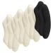 FRCOLOR 4 Pairs Follow up Insoles for Heels Adhesive Heel Cushion Shoe Accessory Grips Foot Protectors for Feet Women Shoes Heel Grips Heel Pads Snug Self-Adhesive Supplies Sponge