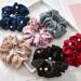 scicent Satin Scrunchies for Hair 4 Pieces Soft Silk Elastic Hair Band Set Hair Ties Ponytail Holders for Women and Girls - 4318 - Buy Online on GoSupps.com