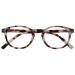Opulize Zen Reading Glasses Cool Round Frame Spring Hinges Scratch Resistant Matt Light Brown Tortoiseshelll Mens Womens R24-1T +3.00 +3.00 Magnification Matt Light Brown Tortoiseshelll