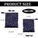 FCSNJH Wetbag Set - 2 Durable Nas Pocket Bags for Diapers Swimming & Travel | Ideal for Kindergarten & Babies - Starry Sky Design - Buy Online on GoSupps.com