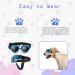 UV Protective Dog Sunglasses - Windproof Adjustable Heart Shape Waterproof for Small Dogs - Blue - Buy Online on GoSupps.com