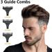 GSKY Professional Men's Hair Trimmer - T Blade Clippers for Hair Cutting | Zero Gapped Cordless Beard Trimmer with LED Display - Gold 1pc - Buy Online on GoSupps.com