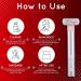 Handheld LED Red Light Therapy Device for Face & Neck | Vibrating Massage & Smart Sensor | Portable Skincare Wand for Skin Rejuvenation - Buy Online on GoSupps.com