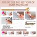 48PCS Reddish Brown Press on Nails - Xcreando Short Square Acrylic Fake Nails Set for Women & Girls | Glossy Wine Red Stick-On & Glue-On False Gel Nails - Buy Online on GoSupps.com