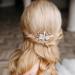 Bride Hair Clip Wedding Hair Clip Flower Wedding Hair Piece for Bride Hair Comb Barrette Bridal Hair Accessories Gold - Buy Online on GoSupps.com