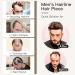 Elailite Men's Toupee V-Shape Hairline Hair Extension Real Human Hair Invisible Forehead Hairpiece Fringe Bang Replacement System (4 * 18cm) (#02 Dark Brown 6 Inch) 6 Inch FRINGE #02 Dark Brown - Buy Online on GoSupps.com