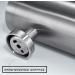 Compact Freestanding Stainless Steel Toilet Bowl Brush and Holder for Bathroom Storage and Organization - Space Saving Sturdy - Buy Online on GoSupps.com