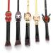 Boyigog 5Pcs Anime Makeup Brushes Set - Cartoon Theme Metal Brush Gift Set for Powder & Eyeshadow - Perfect Gift for Girls/Women - Red+Gold - Buy Online on GoSupps.com