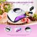 Nail Lamp Gel Nail Lamp Nail Dryer UV Lamps for Gel Nails LED Nail Lamp with Automatic Sensor / 4 Timer Setting Home and Salon Blue - Buy Online on GoSupps.com