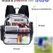 Fomaris Mini Clear Stadium Approved Backpack 12x12x6 (Black) - Small Transparent Plastic Backpack for Sports Events & Concerts - Buy Online on GoSupps.com