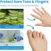 4PCs Toe Protection Gel - Silicone Toe Caps for Pain Relief Bunion & Ingrown Toenail Care - Buy Online on GoSupps.com