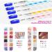 Acrylic Nail Kit Acrylic Powder Set Electric Nail Drill Nail Lamp Acrylic Nail 3D Art Manicure Supplies for beginners with everything (MT20-29) 6 Color Set-B - Buy Online on GoSupps.com