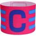 Captain Arm Bands for Soccer | Adjustable Football Captain Armband - Elastic Game Accessories for Adults & Youth in Hot Pink - Multi-Color Whirlwind Design - Buy Online on GoSupps.com