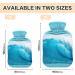 1L Ocean Blue Wave Heat Bottle - Durable Warm-Up Bag for Pain Relief Cramps & Heat Therapy - Buy Online on GoSupps.com