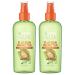 Garnier Hair Care Fructis Style Flat Iron Perfector Straightening Mist Sleek 2 Count Citrus 6 Fl Oz (Pack of 2)