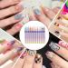 Nail Markers 12 Pieces Fine Tip Nail Liner for Art Painting Paint Marker Kit for Nail Polish for Adults Women Beginners Canvas Craft Sal - Buy Online on GoSupps.com