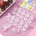Fantesi 12-Piece Polygel Nail Clip Set | Transparent Nail Tip Clips for Poly Gel Nail Extensions - Buy Online on GoSupps.com