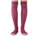 Maroon Open Toe Compression Socks 15-20mmHg | Reduce Swelling & Alleviate Varicose Veins - Buy Online on GoSupps.com