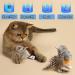 2-Pack Interactive Plush Cat Toys - Chirping Bird & Lifelike Mouse Sounds for Kittens - Fun Indoor Play for Cats - Buy Online on GoSupps.com