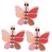 Didiseaon 3 Pcs Eyeshadow Palette Makeup Eye Shadow Portable Eyeshadow Plate Blush Abs Cosmetic Woman Lighter