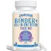 All-in-One Detox Binder Supplement 1500 MG - High Bioavailability Liver Gut Detox Cleanse with Activated Charcoal Zeolite & Bentonite Clay for Toxins Liver Digestive 90 Vegan Capsules 90 Count (Pack of 1)