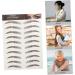 Abaodam 9 Sheets waterproof eyebrow stickers waterproof stickers Artificial Eyebrow Tattoos 6d Makeup Tools - Buy Online on GoSupps.com