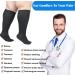 1/3 Pair Compression Socks for Wide Calf - Flight Socks for Men & Women | Extra Large Circulatory Support - Ideal for Nurses Running Pregnancy - Black 4XL - Buy Online on GoSupps.com