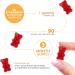 Novomins Kids Vitamin D Gummies - Vegetarian, Gluten-Free, Non-GMO - 400 IU for Healthy Bones, Muscles, Teeth & Immune System - Buy Online on GoSupps.com