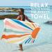 Dock & Bay Quick Drying Towel - Sports & Gym - Compact Lightweight - 100% Recycled - Stripes Go Wild - Rising Sun Large (160x90cm) - Buy Online on GoSupps.com