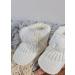 Royal Icon Newborn Baby Booties 0-3 Months - White Pom Pom Bootees RI408 - Buy Online on GoSupps.com